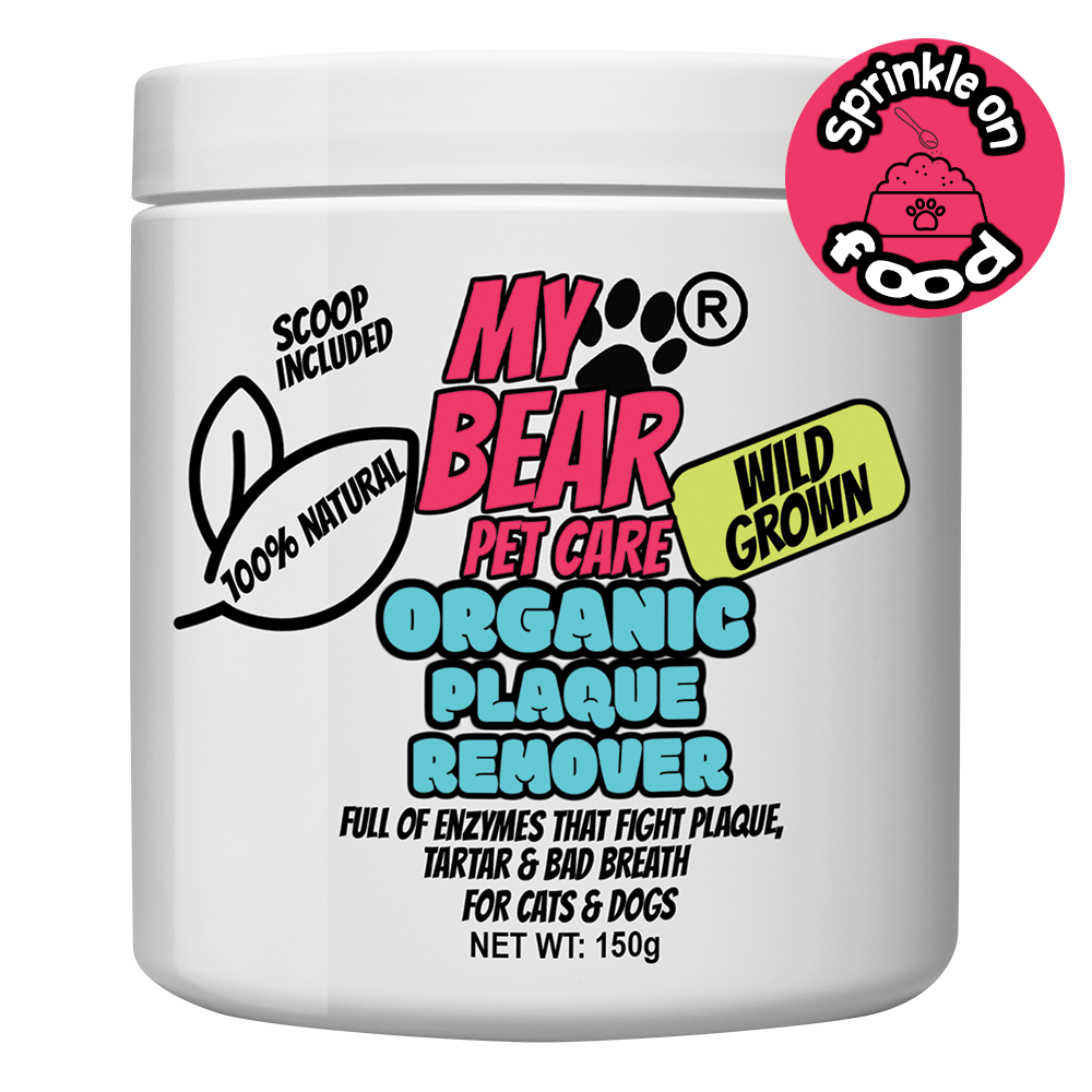 MY BEAR PET CARE WILD GROWN 100% ORGANIC NATURAL SEAWEED POWDER FOR DOGS & CATS FOR DENTAL CARE FOOD TOPPER