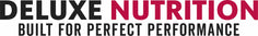Deluxe Nutrition logo with tagline 'Built for Perfect Performance' on a white background