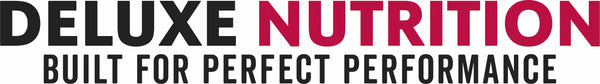 Deluxe Nutrition logo with tagline 'Built for Perfect Performance' on a white background