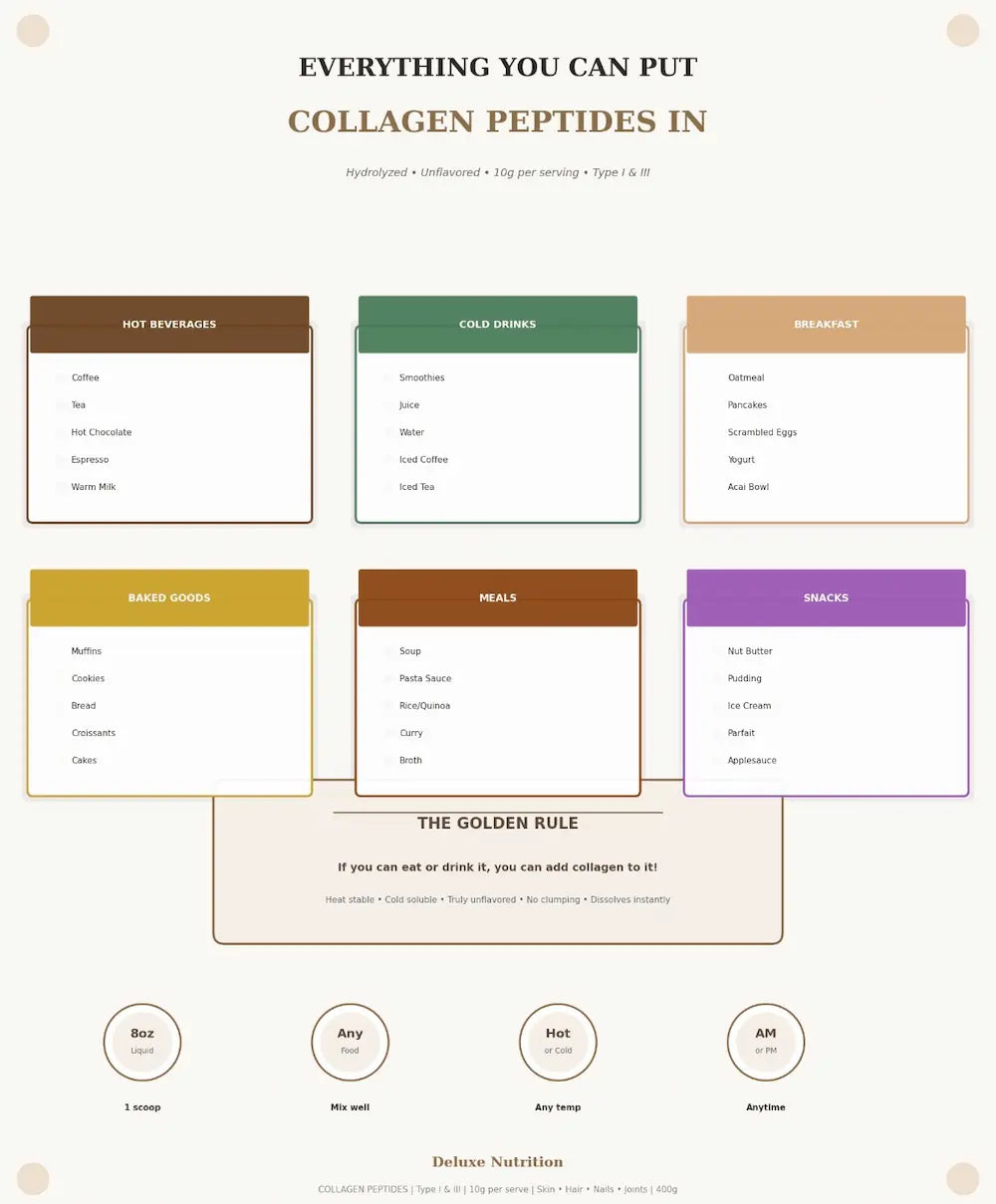 UNFLAVOURED BOVINE COLLAGEN POWDER | TYPES 1 & 3 | LIFESTYLE GRADE 400g