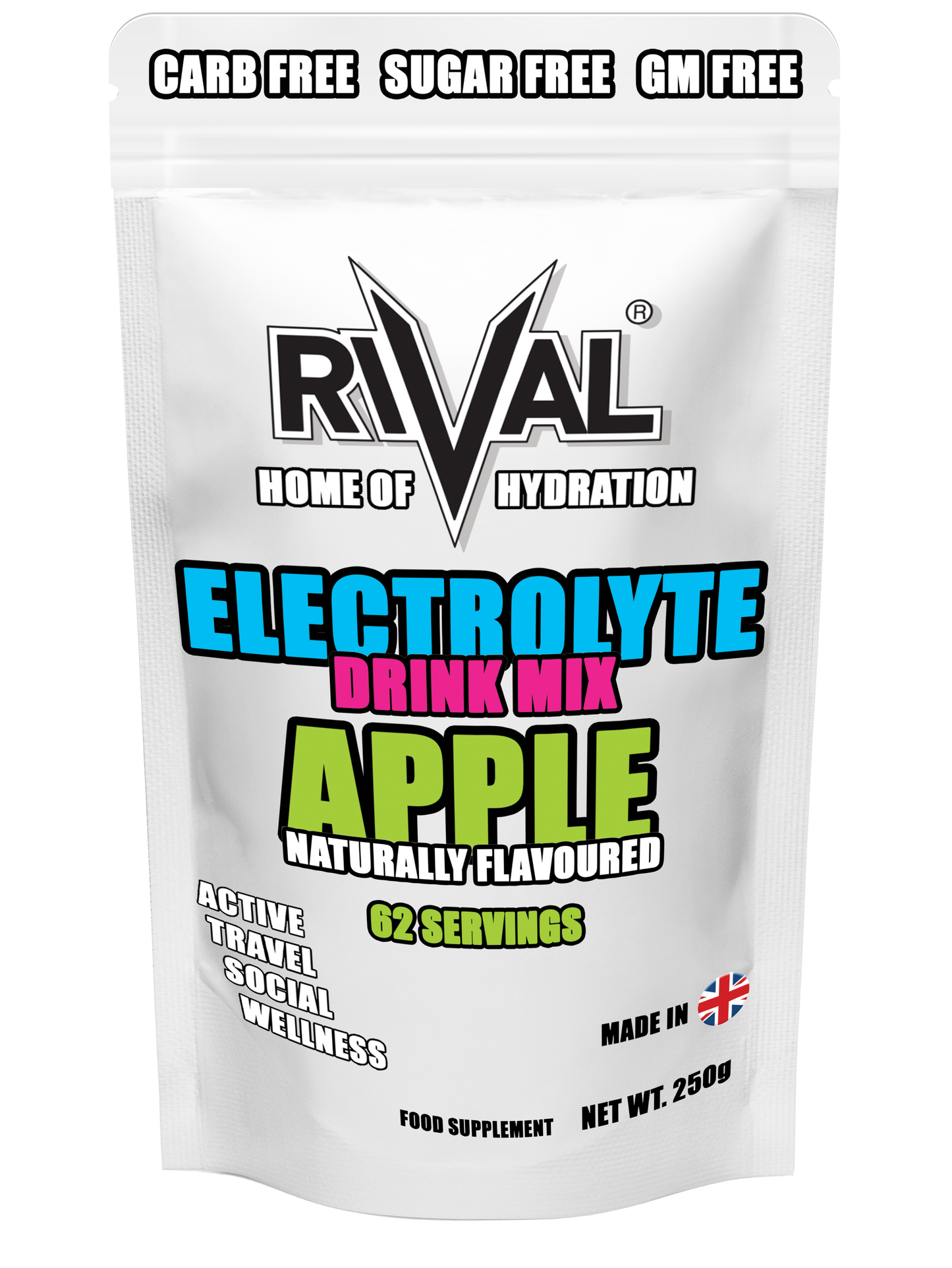 ELECTROLYTE POWDER (UNFLAVOURED AND FLAVOURED) BY RIVAL KETO FRIENDLY