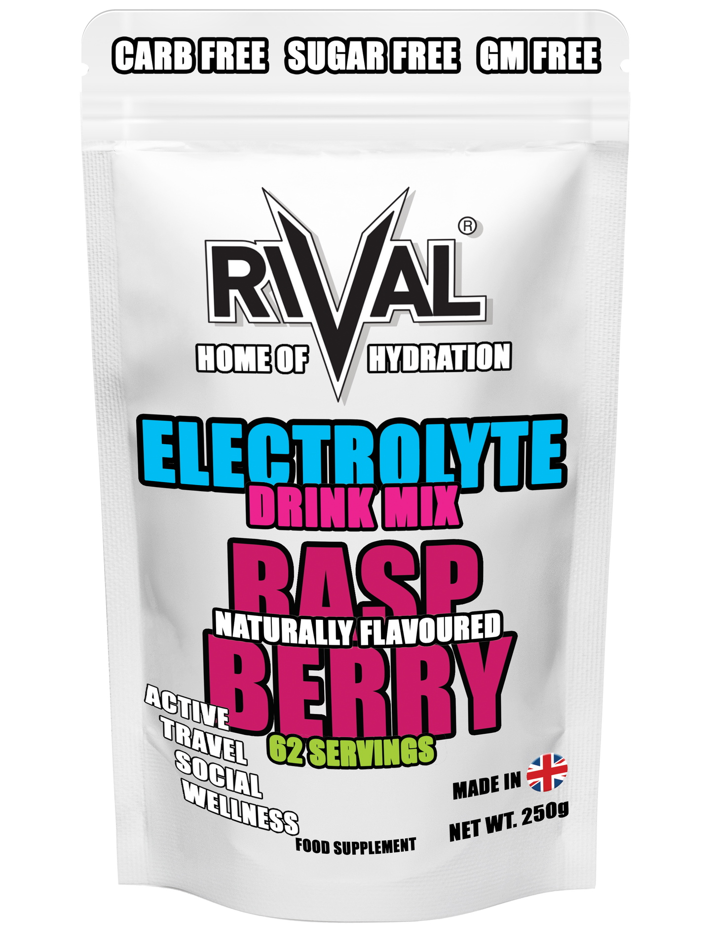 ELECTROLYTE POWDER (UNFLAVOURED AND FLAVOURED) BY RIVAL KETO FRIENDLY