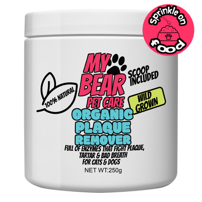 MY BEAR PET CARE WILD GROWN 100% ORGANIC NATURAL SEAWEED POWDER FOR DOGS & CATS FOR DENTAL CARE FOOD TOPPER