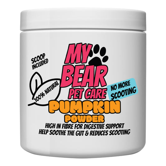 MY BEAR PET CARE 100% PURE PUMPKIN POWDER FOR DOGS PURÉE DOG FOOD TOPPER 250g