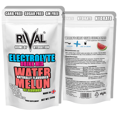 ELECTROLYTE POWDER (UNFLAVOURED AND FLAVOURED) BY RIVAL KETO FRIENDLY