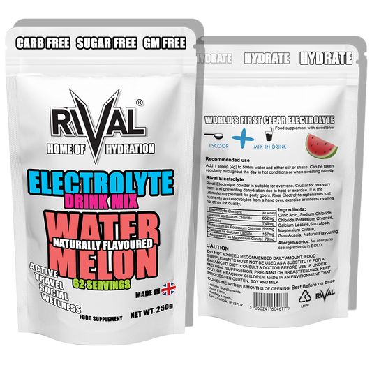 ELECTROLYTE POWDER (NO FLAVOUR ADDED AND FLAVOURED) BY RIVAL KETO FRIENDLY